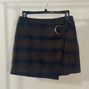 Free People Plaid Skirt